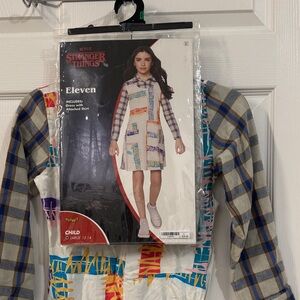 Netflix Stranger Things Eleven Dress with Plaid Sleeves